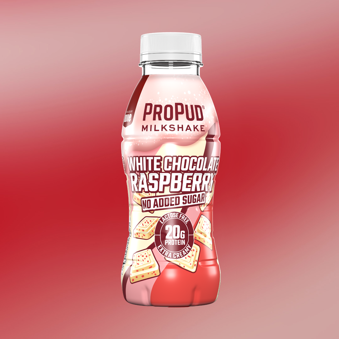 propud white chocolate raspberry milkshake